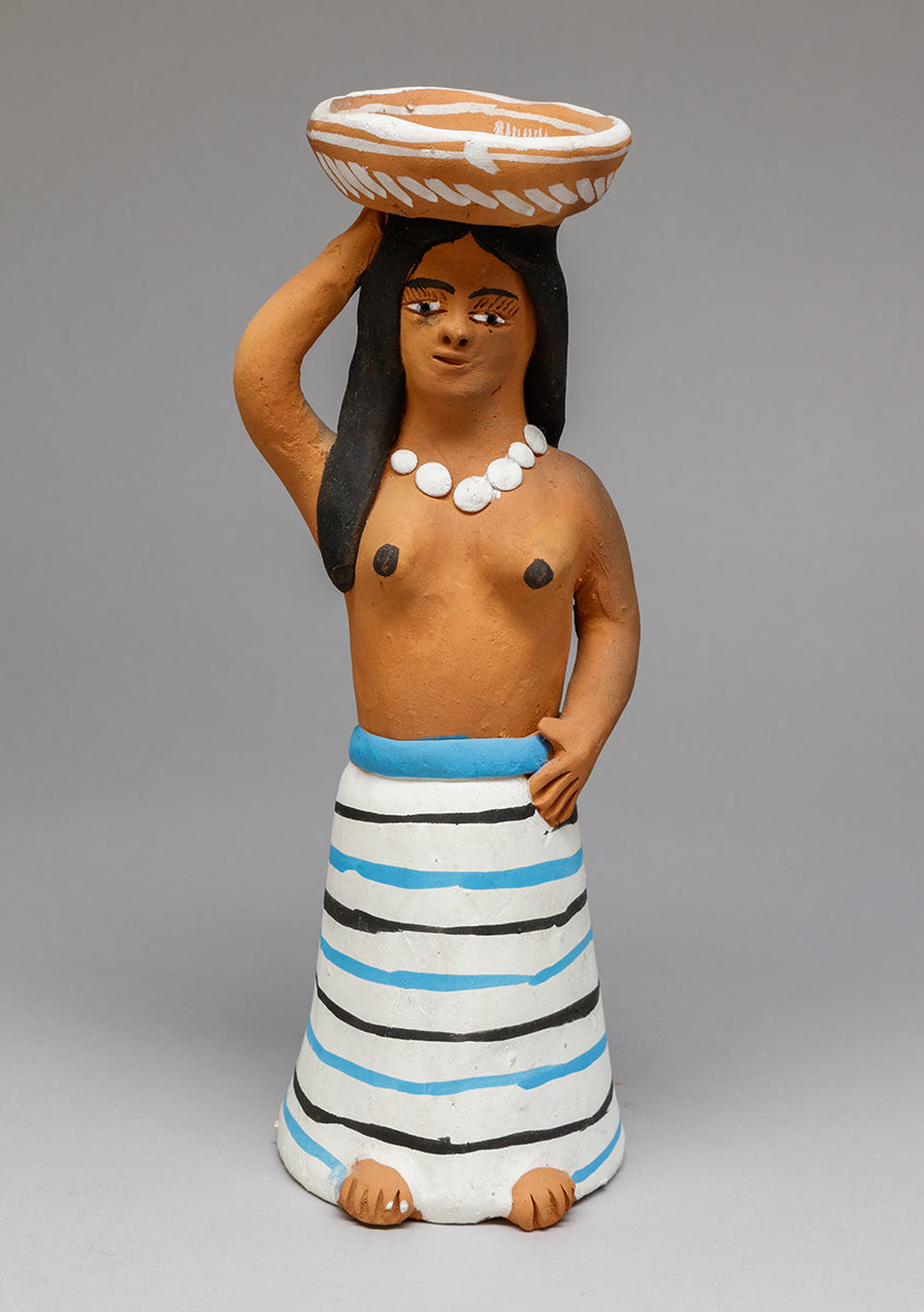 Figure of Woman with Basket