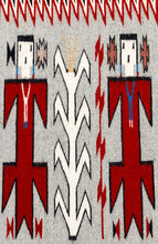 Navajo Yei Rug by Nellie Tso, Navajo