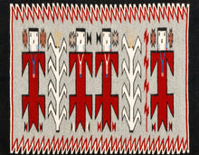 Navajo Yei Rug by Nellie Tso, Navajo