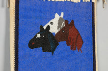 Contemporary Beaded Bag with Three Horses, c. 1980