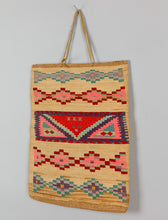 Cornhusk Bag with Geometric Design, 1900