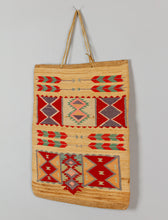 Cornhusk Bag with Geometric Design, 1900