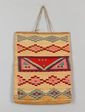 Cornhusk Bag with Geometric Design, 1900