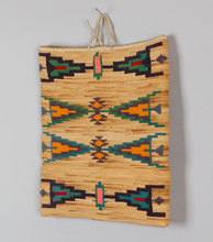 Cornhusk Bag with Geometric Design, 1900