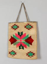 Cornhusk Bag with Geometric Design, 1900