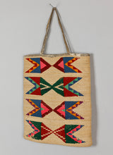 Cornhusk Bag with Geometric Design, 1900