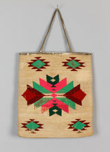 Cornhusk Bag with Geometric Design, 1900