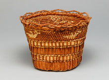 Basket with Bird Designs by Margaret Irving, Makah