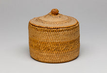Lidded Basket with Knotted Lid, , Nuu-Chah-Nulth