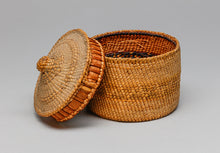 Lidded Basket with Knotted Lid, , Nuu-Chah-Nulth