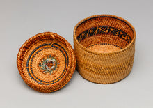 Lidded Basket with Knotted Lid, , Nuu-Chah-Nulth
