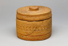 Lidded Basket with Stripped Arrow Design, Nuu-Chah-Nulth
