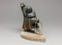 Hunter with Spear by Glenn Tingook (1938-2000), Inupiaq