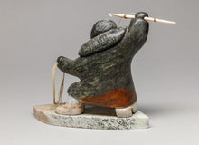 Hunter with Spear by Glenn Tingook (1938-2000), Inupiaq