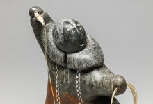 Hunter with Spear by Glenn Tingook (1938-2000), Inupiaq