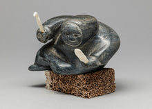 Hunter with Knife by Johnassie Kavik (1916-1984), Inuit