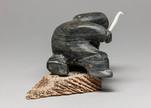 Hunter with Knife by Johnassie Kavik (1916-1984), Inuit