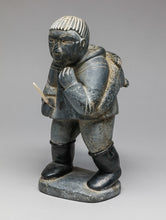 Vintage Hunter Carrying Seal, c. 1960, Inuit