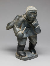 Vintage Hunter Carrying Seal, c. 1960, Inuit