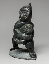 Man Carrying Child by Mathewsie Amidlak, Inuit