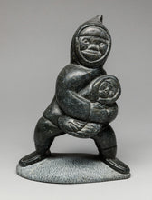 Man Carrying Child by Mathewsie Amidlak, Inuit