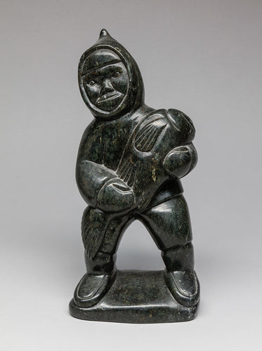 Man with Fish by Mathewsie Amidlak, Inuit