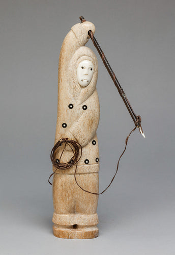 Hunter with Spear by Jerome Saclamana, Inupiaq