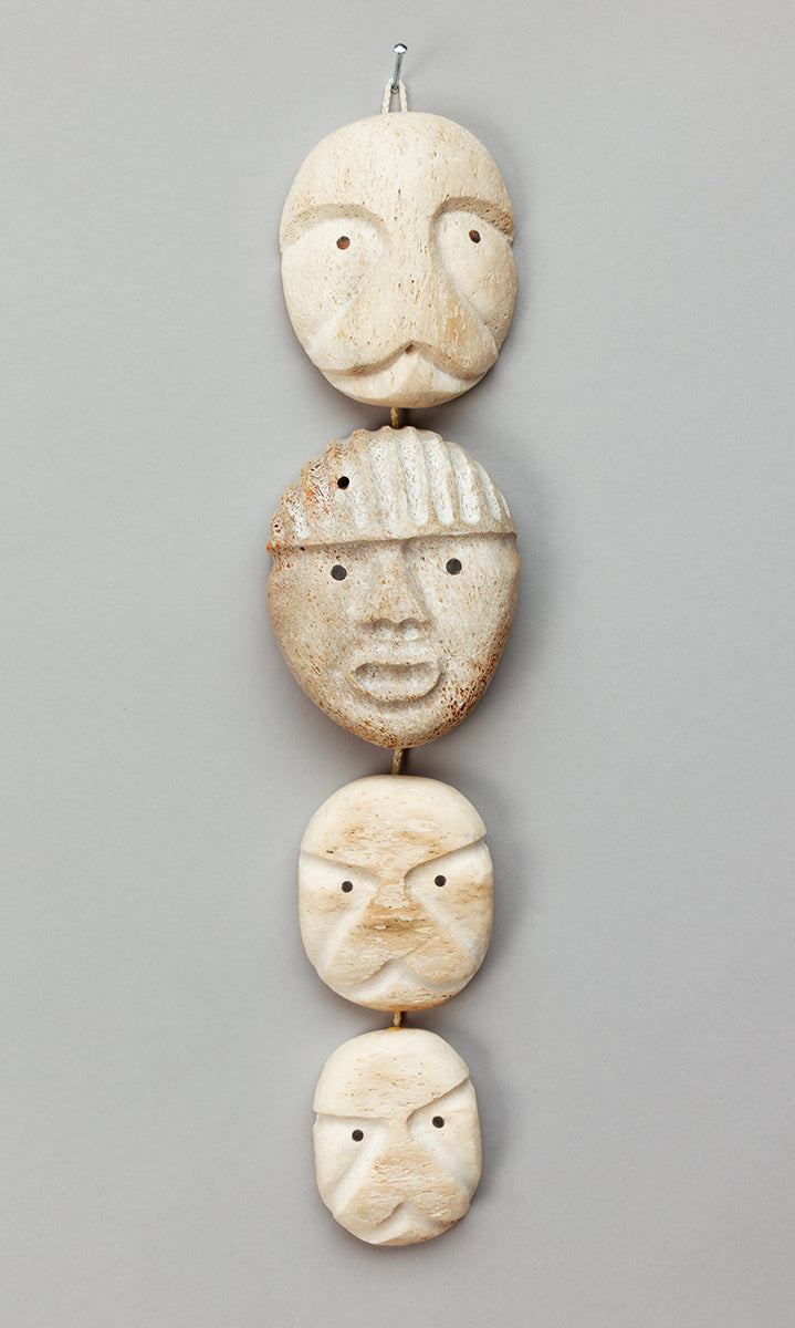 Walrus and Shaman Spirit Faces by Ricky Kuzuguk