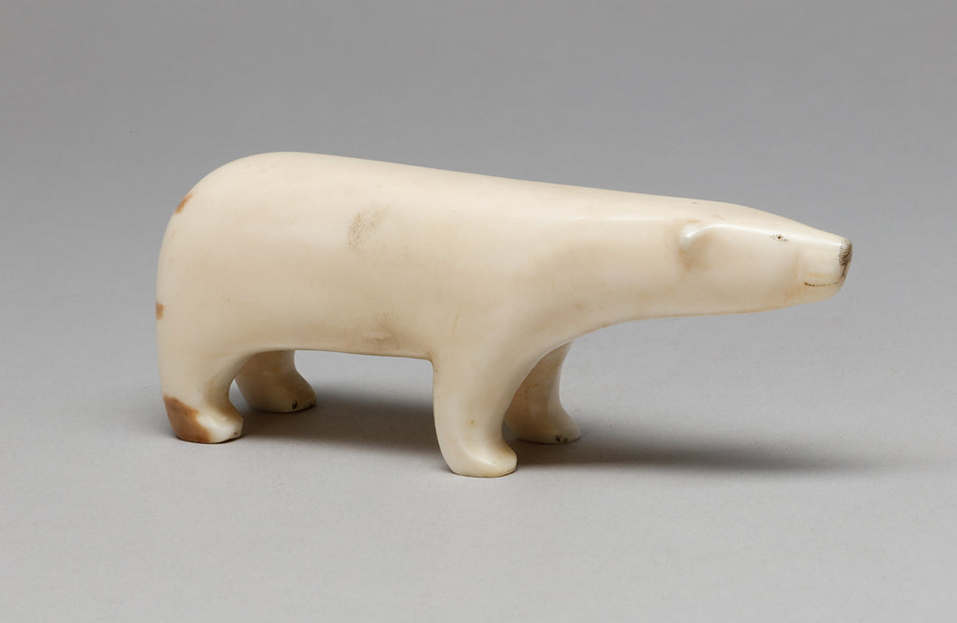 Vintage Polar Bear Carving, c. 1960