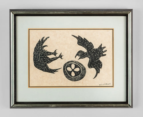 Nesting Birds by Agnes Nanogak (1925-2001), Inuit