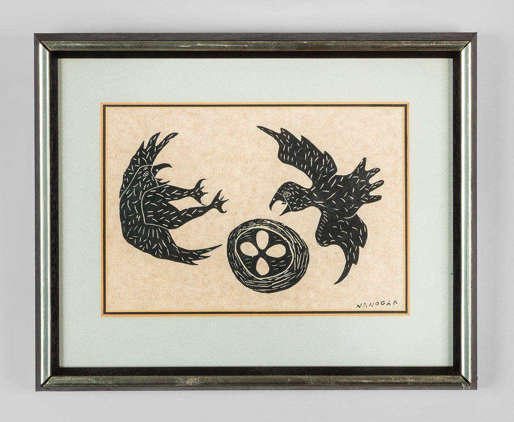 Nesting Birds by Agnes Nanogak (1925-2001)
