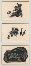 Three Inuit Prints by Agnes Nanogak (1925-2001)