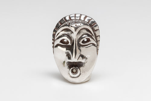 Wind Spirit Pin and Pendant by Lillian Pitt, Yakama and Warm Springs Nations