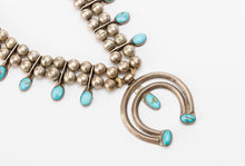 Vintage Navajo Child's Squash Blossom Necklace, c. 1940