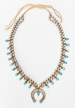 Vintage Navajo Child's Squash Blossom Necklace, c. 1940