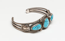 High Grade Morenci Turquoise Bracelet, Navajo