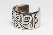 Heavy Geometric Design Cuff, Hopi