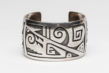 Heavy Geometric Design Cuff, Hopi