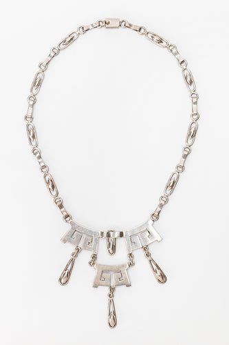 Vintage Mexican Aztec Design Necklace