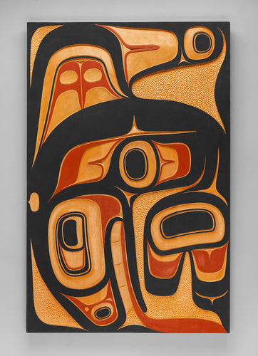 Panel depicting Killer Whale by Doug Zilke