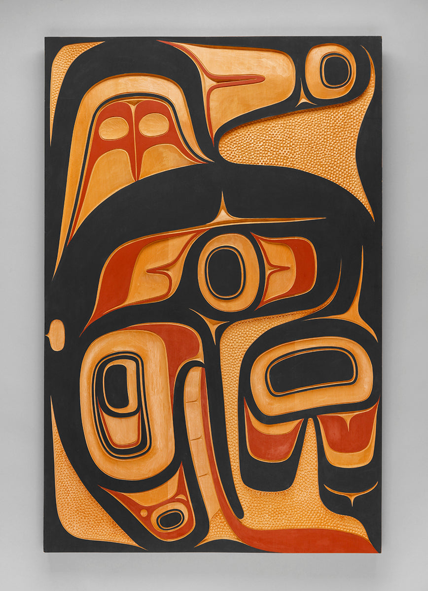 Panel depicting Killer Whale by Doug Zilke