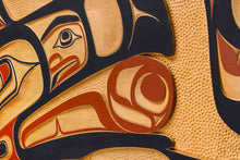 Panel depicting Raven Stealing the Sun by Doug Zilke