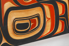 Panel depicting Raven Stealing the Sun by Doug Zilke