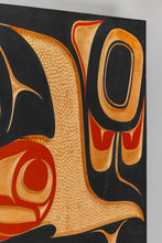 Panel depicting Raven Stealing the Sun by Doug Zilke