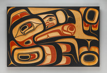 Panel depicting Raven Stealing the Sun by Doug Zilke