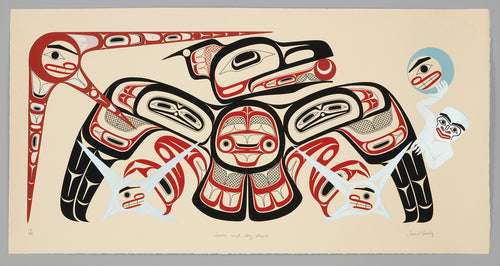 Raven & Sky People by David A. Boxley, Alaskan Tsimshian