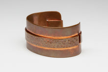 Hand Hammered Modernist Copper Bracelet, c. 1960