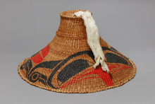 Ceremonial Hat with Split Frog Design, Tlingit Basketry