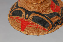 Ceremonial Hat with Split Frog Design, Tlingit Basketry