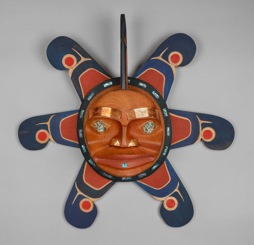 Killer Whale Moon and Sun Mask by Andy Louie, Kwakwaka'wakw First Nation